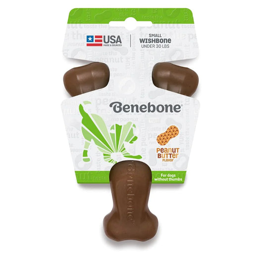 Benebone Wishbone Peanut Dog Chew Toy